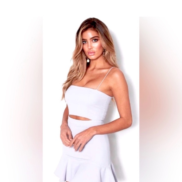 White Fox Boutique White Mini Dress - Picture 1 of 5